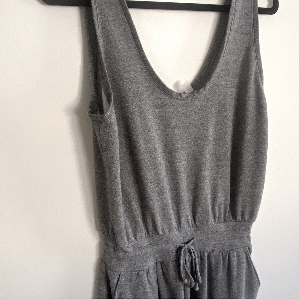Zella Gray Sweatshirt Jumpsuit One Piece